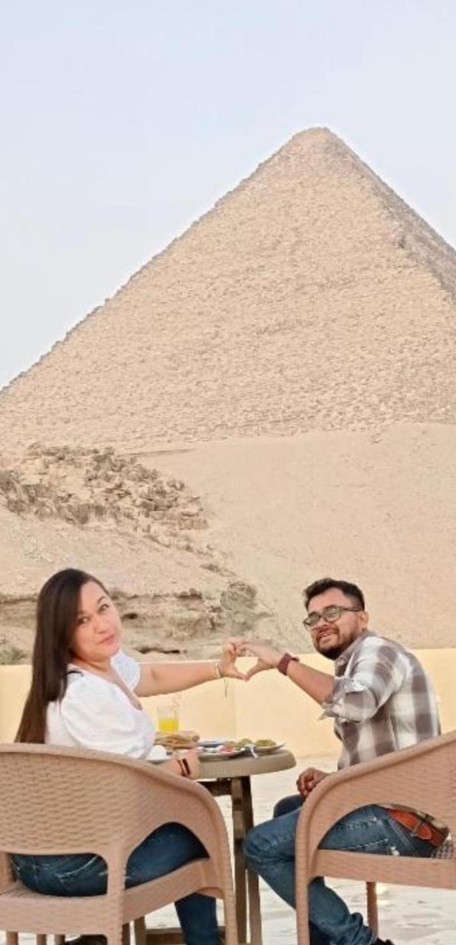 מלון Kafret el-Gabal Pyramid View Gh מראה חיצוני תמונה